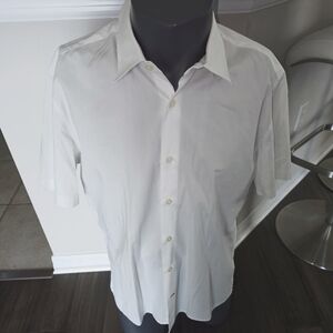 Banana Republic Large Short Sleeve Button-down Dress Shirt